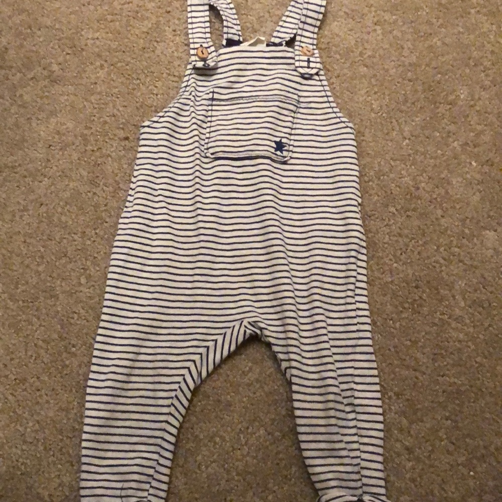 Zara stripe soft overall.